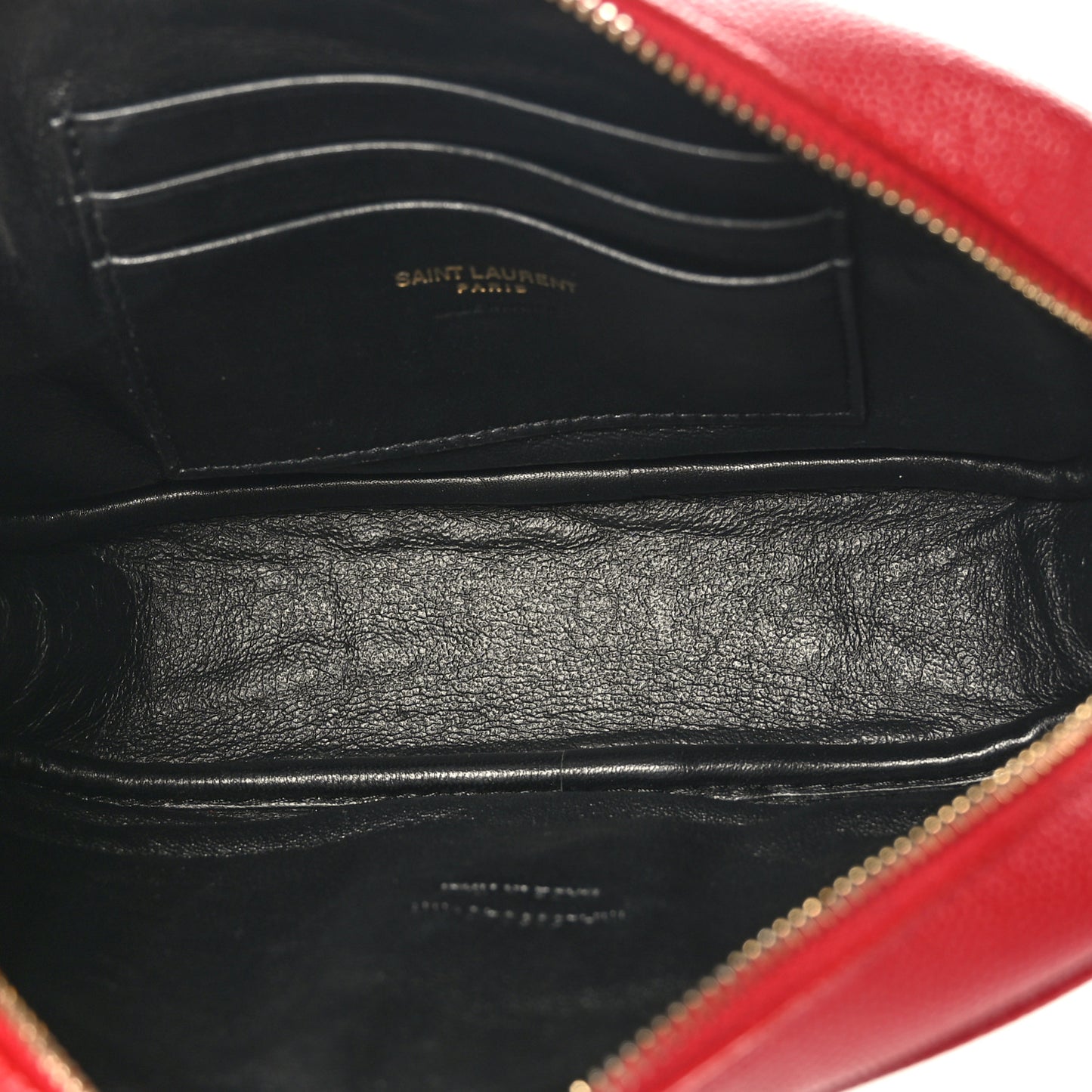 Grain De Poudre Matelasse Monogram Mini Lou Camera Bag Eros Red