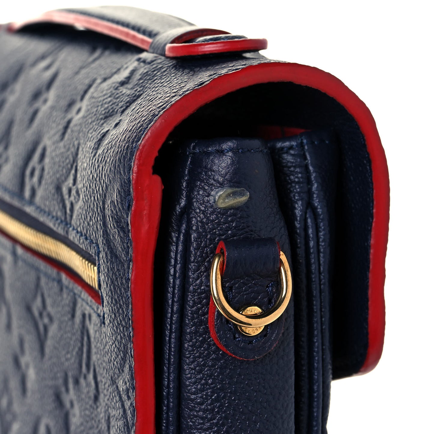 Empreinte Pochette Metis Marine Rouge