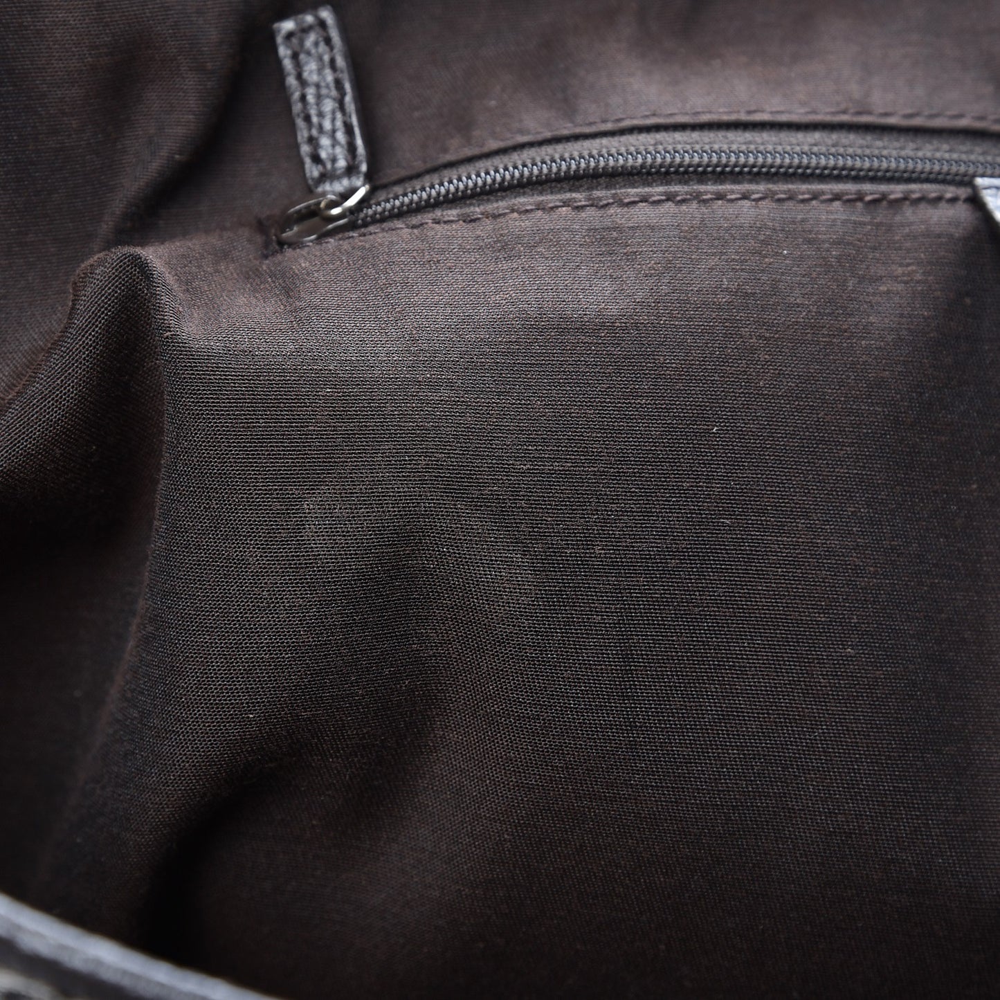 GG Monogram Large Tote Dark Brown