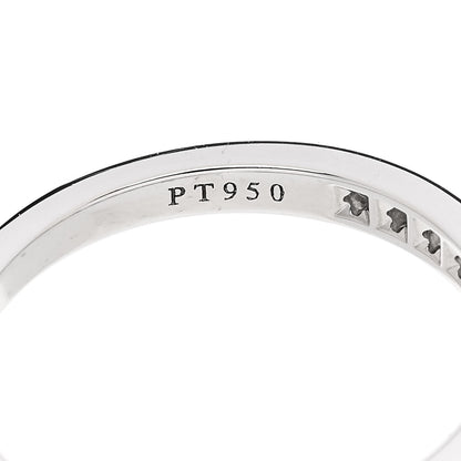 Tiffany Platinum Diamond 2.5mm Half Circle Wedding Band Ring 52 6 5 of 6