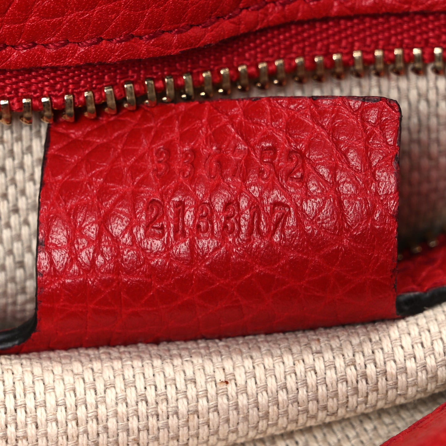 Pebbled Calfskin Medium Soho Flap Crossbody Vibrant Red