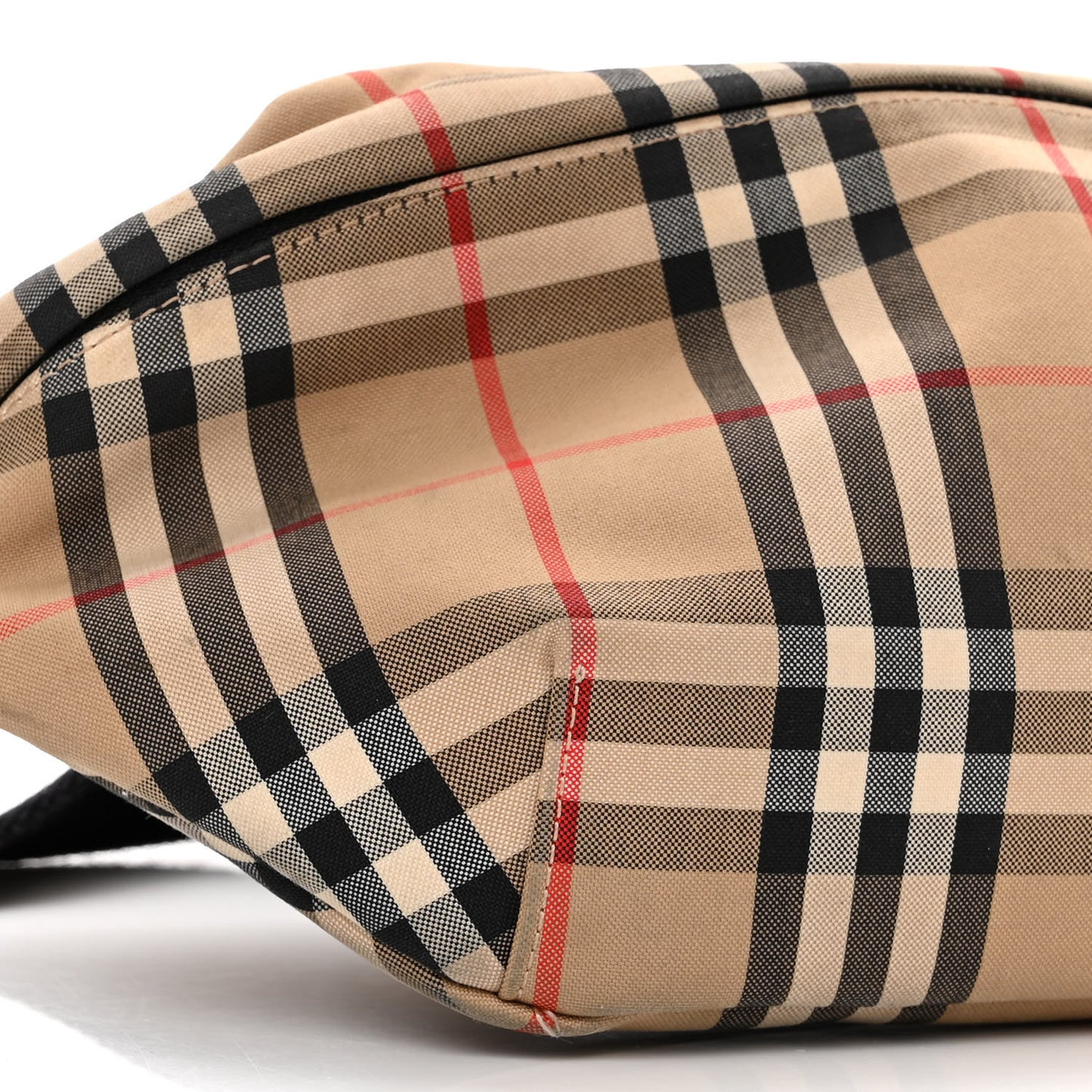 Nylon Vintage Check Medium Sonny Bum Bag Archive Beige Black