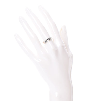 Tiffany 18K White Gold Diamond Baguette Stackable Ring 51 4.5 2 of 7