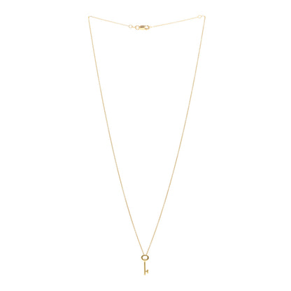 Roberto Coin 18K Yellow Gold Tiny Treasures Key Pendant Necklace 3 of 4