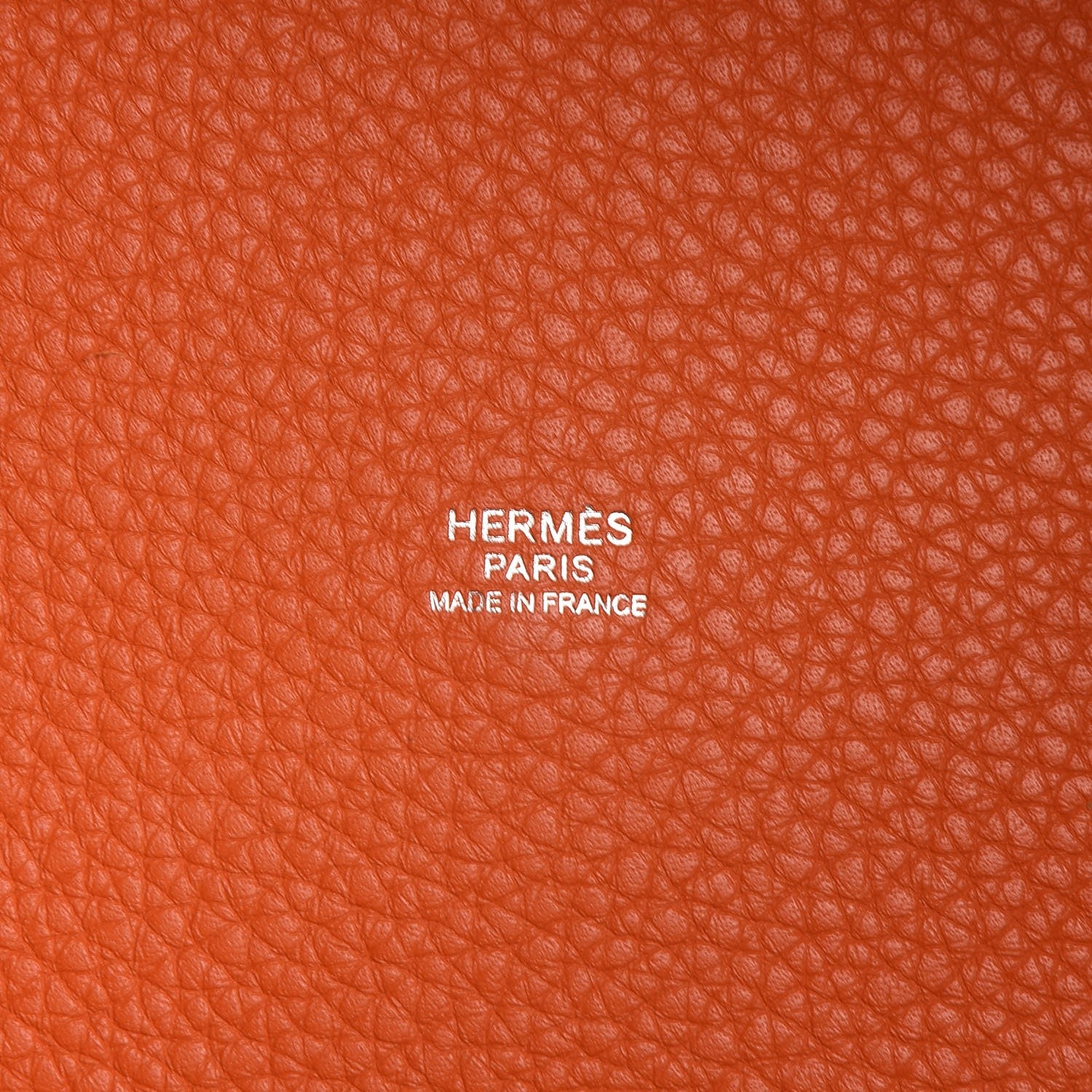 Hermes Taurillon Clemence Picotin Lock 26 GM Orange 6 of 9