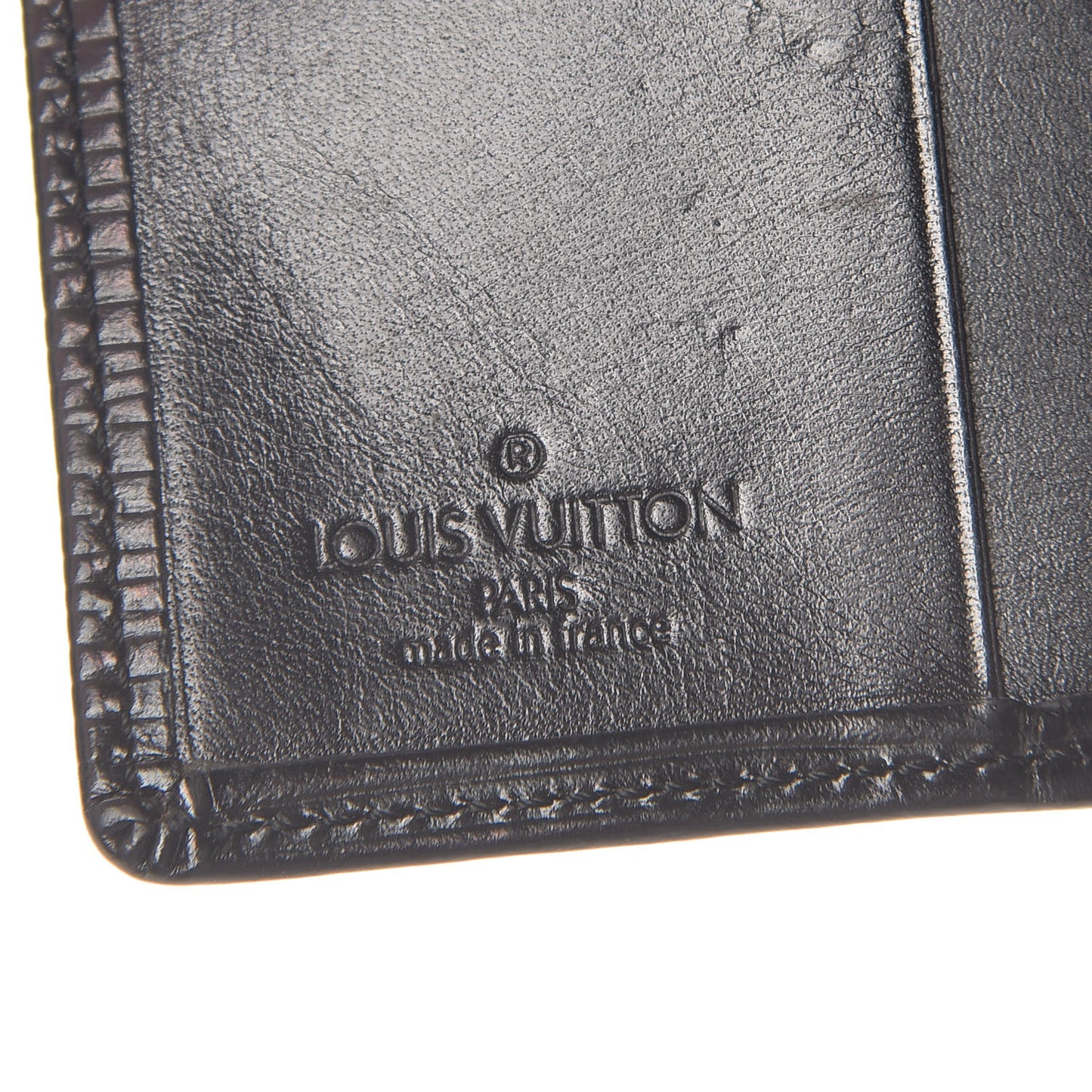 Epi Simple Checkbook Cover Black