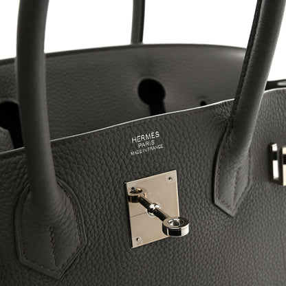Hermes Togo Birkin 30 Etain 6 of 11