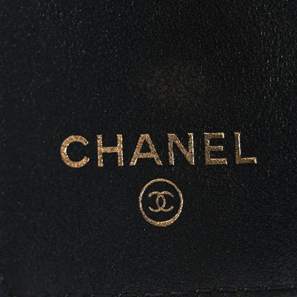 Chanel Iridescent Caviar Quilted Classic 4 Key Holder Wallet Black 6 of 9