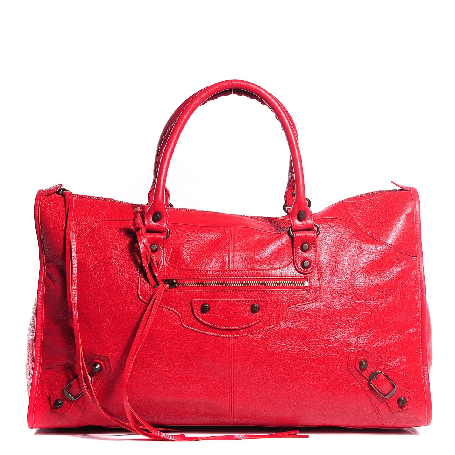Balenciaga Agneau Classic Hardware Work Rouge Cardinal 1 of 13