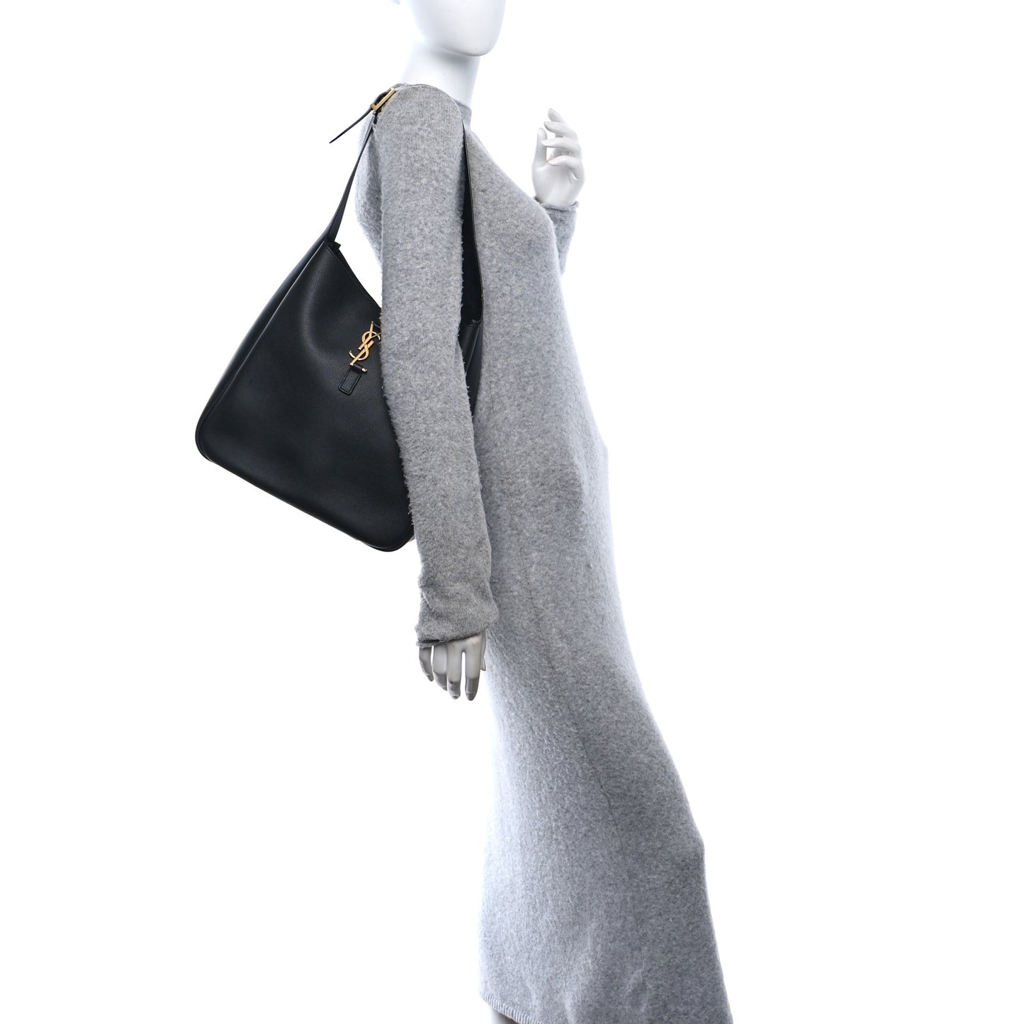 Smooth Calfskin Large Le 5 A 7 Soft Hobo Black