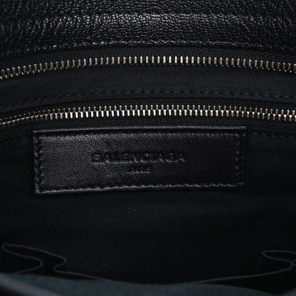 Balenciaga Chevre Silver Metallic Edge Hardware City Black 6 of 7
