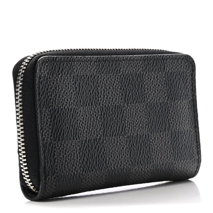 Louis Vuitton Damier Graphite Zippy Coin Purse Vertical 3 of 8