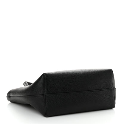 The Row Grained Calfskin Small Park Tote Black 4 of 11