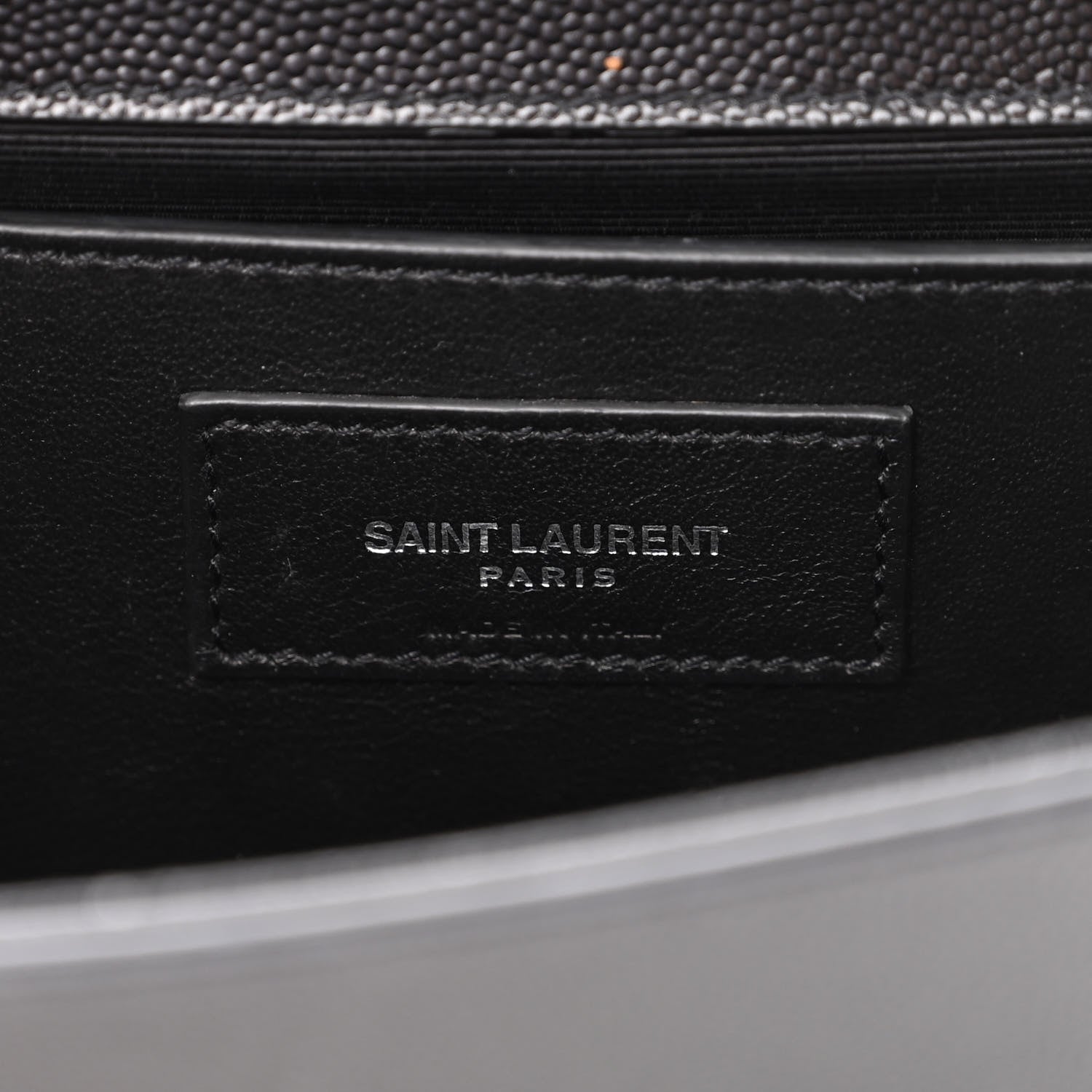 Saint Laurent Grain De Poudre Small Monogram Kate Satchel Black 7 of 10