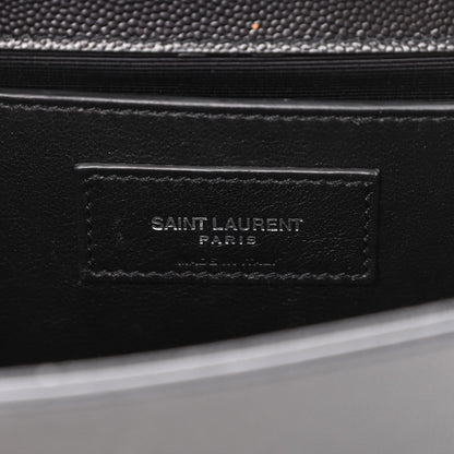Saint Laurent Grain De Poudre Small Monogram Kate Satchel Black 7 of 10