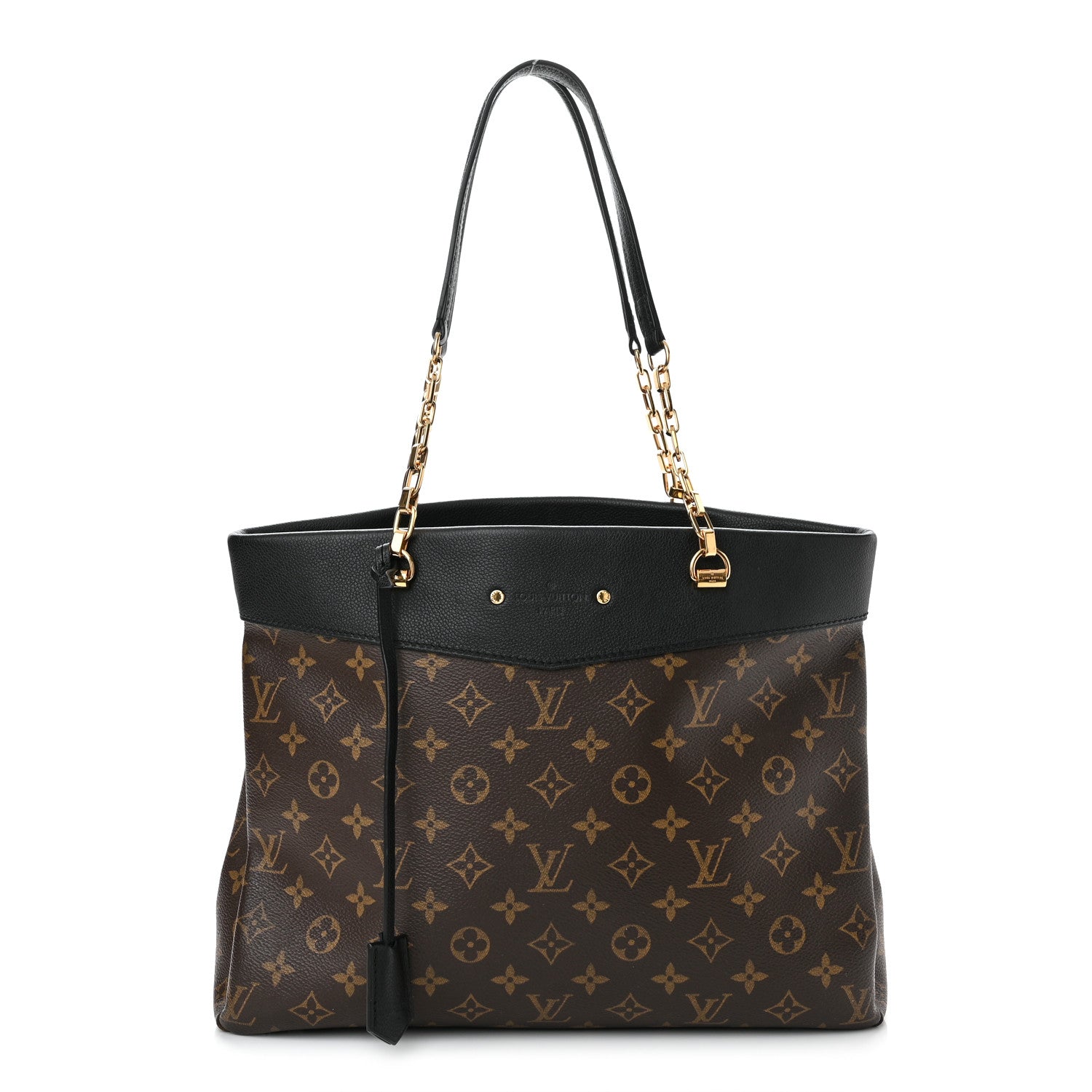 Louis Vuitton Monogram Pallas Shopper Black 1 of 9