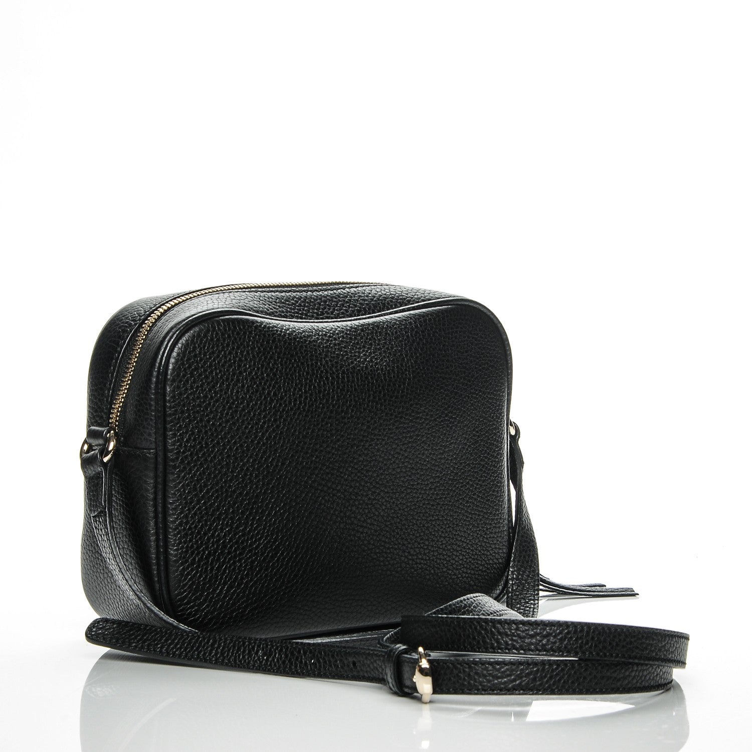 Gucci Pebbled Calfskin Small Soho Disco Bag Black 3 of 8