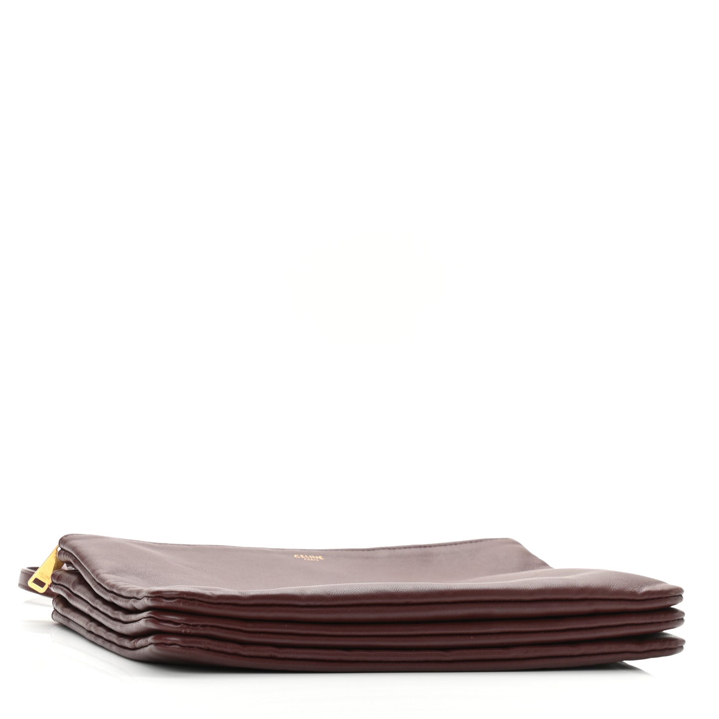 Lambskin Large Trio Crossbody Bag Burgundy