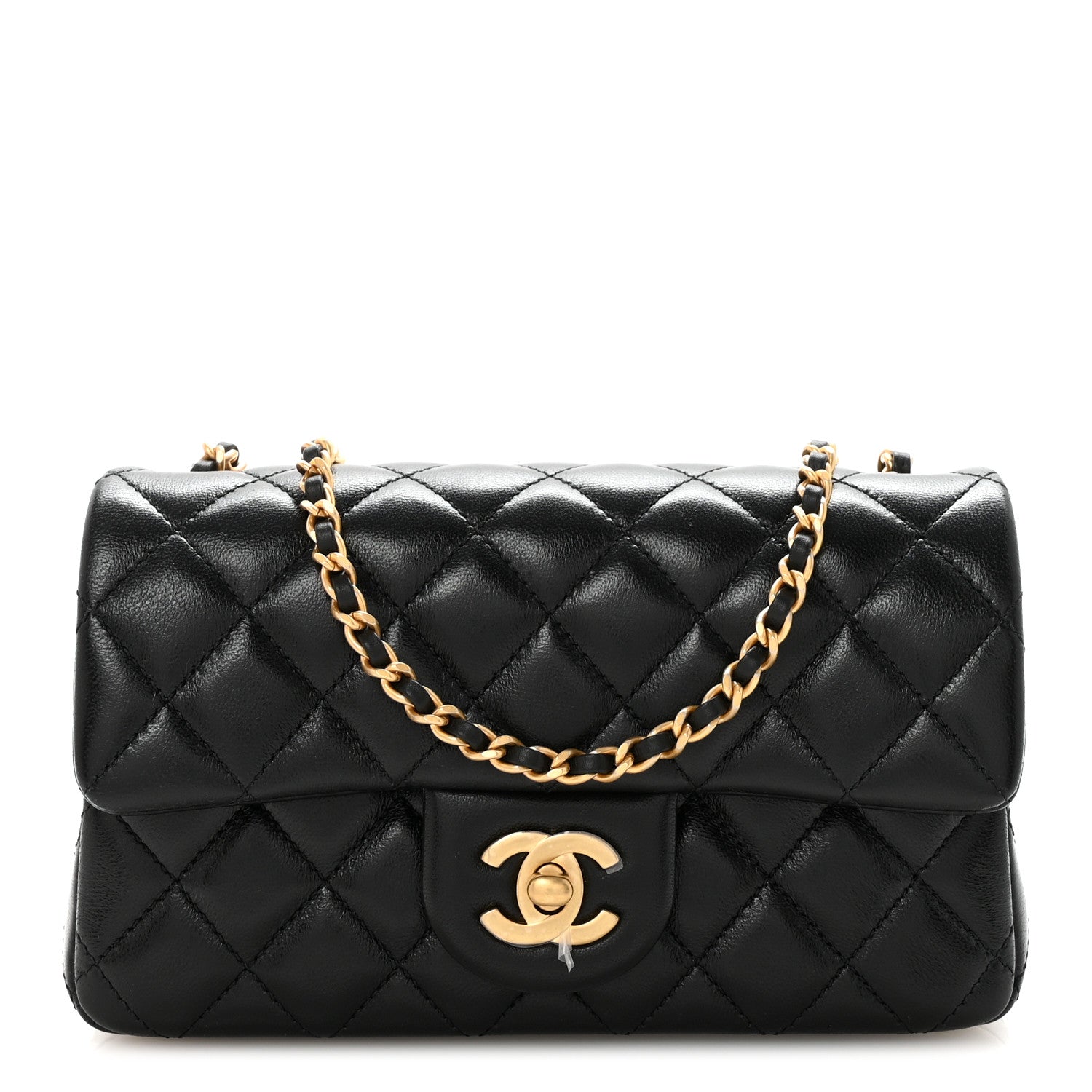 Chanel Lambskin Quilted Mini Rectangular Pearl Crush Flap Black 1 of 11