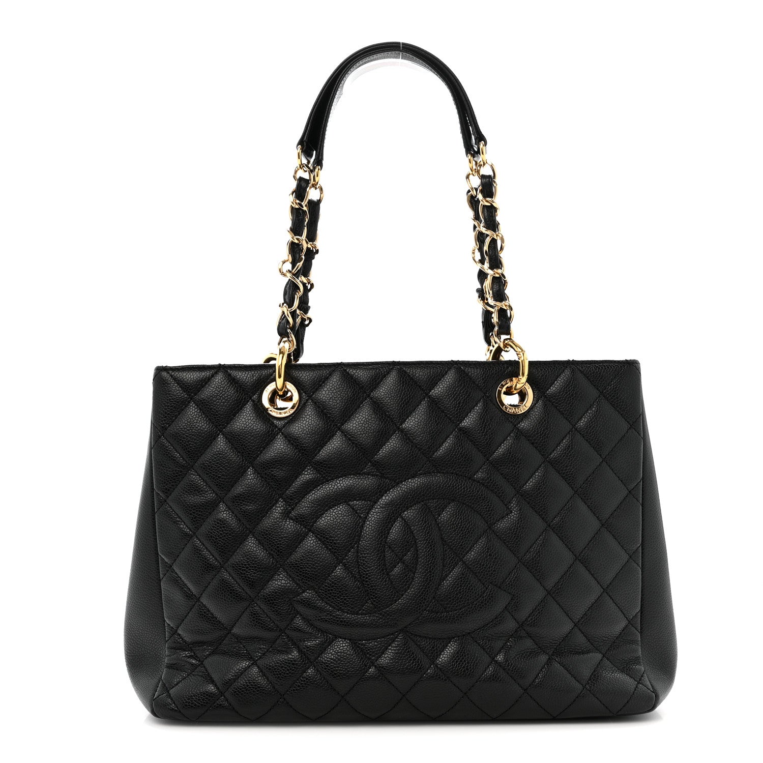 Chanel Caviar Quilted Grand Shopping Tote GST Black 1 of 14