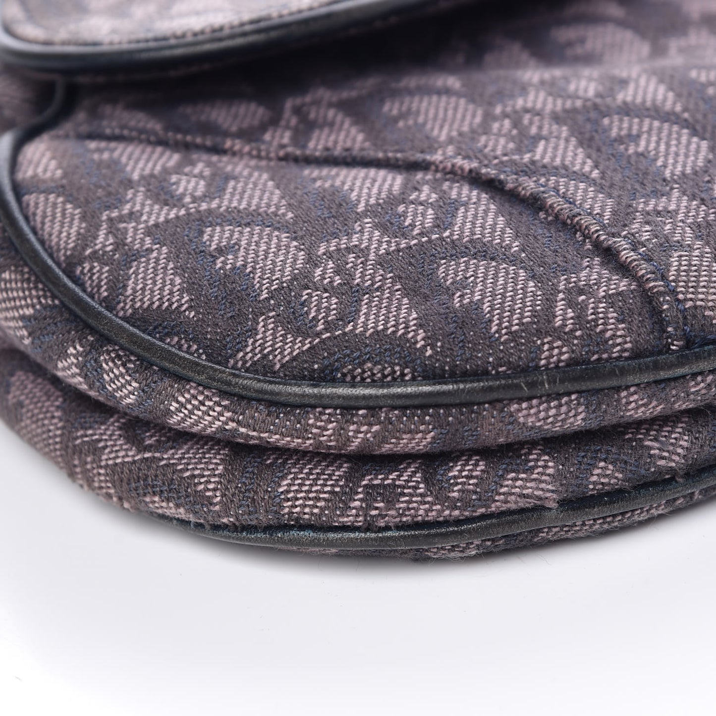 Monogram Saddle Bag Blue