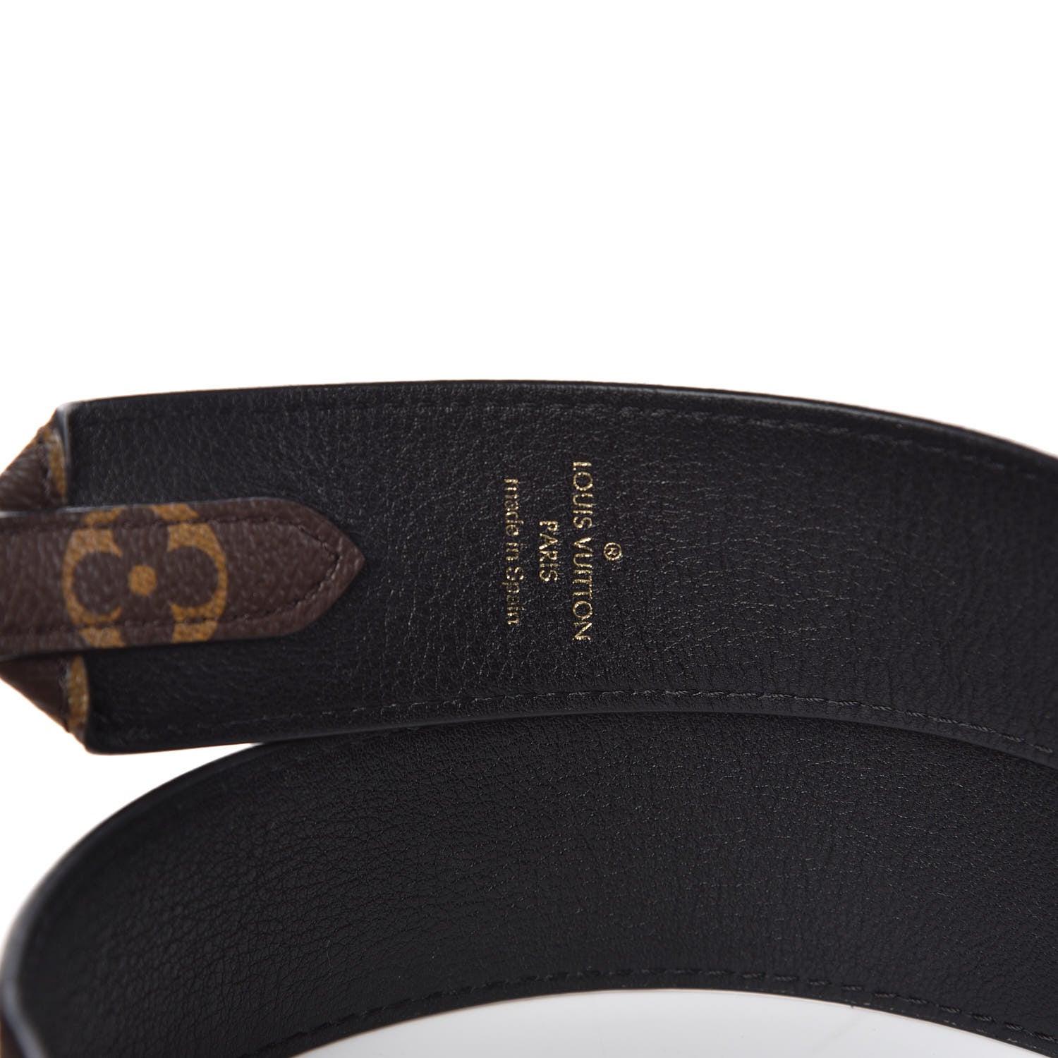 Louis Vuitton Monogram Bandouliere Shoulder Strap Black 3 of 4