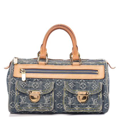 Louis Vuitton Monogram Denim Neo Speedy Blue 1 of 14