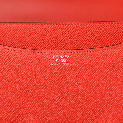 Hermes Epsom Enamel Constance 24 Rouge de Coeur Mauve Sylvestre 6 of 23