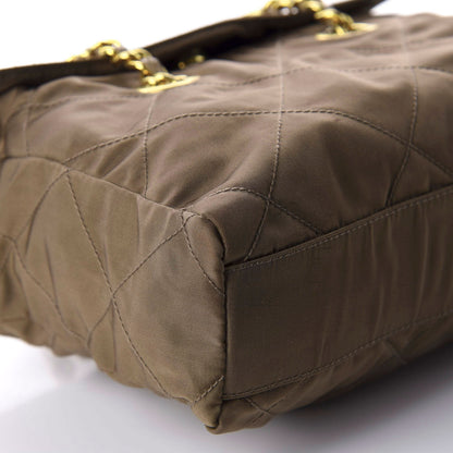 Prada Nylon Tessuto Impuntu Quilted Shoulder Bag Cocco 6 of 12