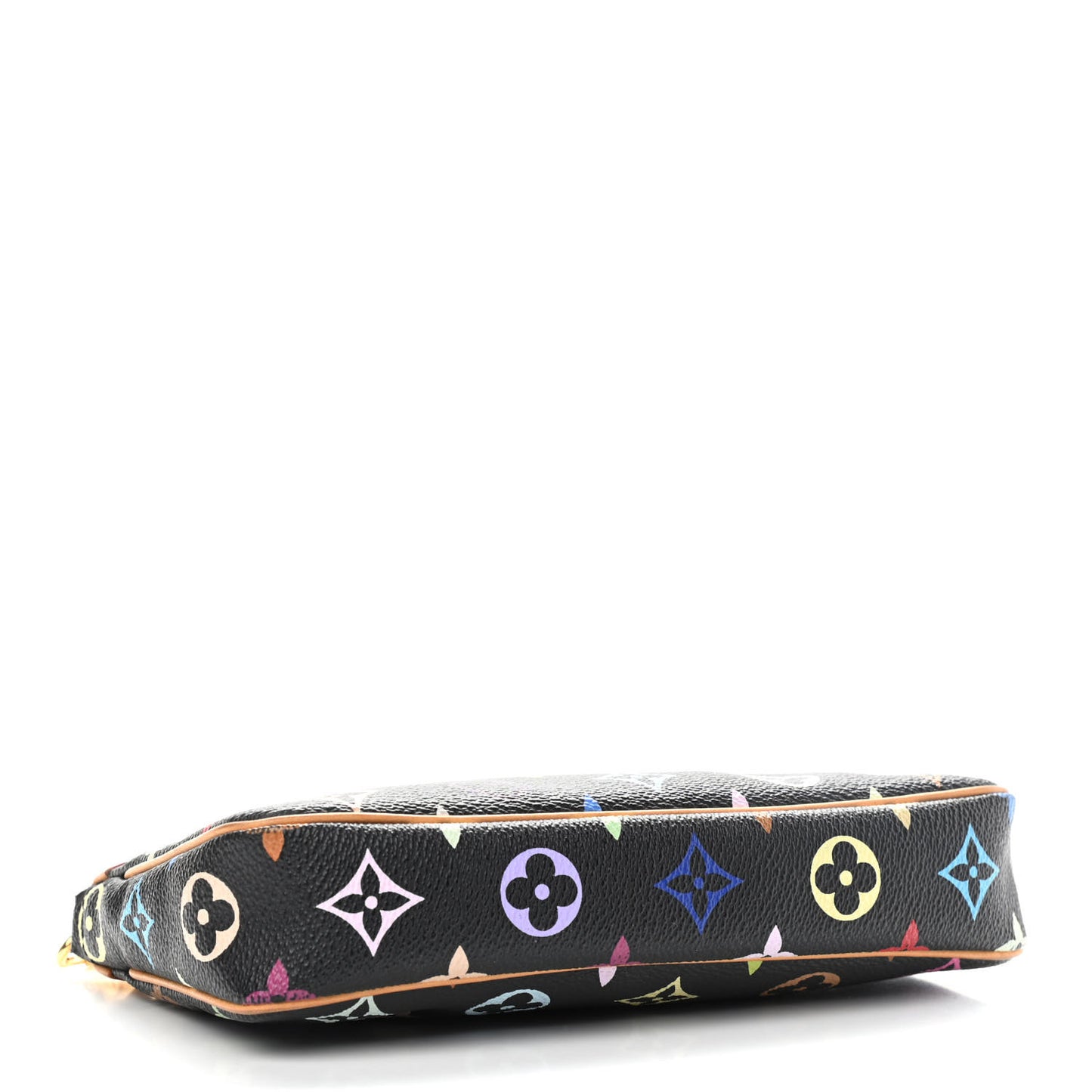 Monogram Multicolor Pochette Accessories Black