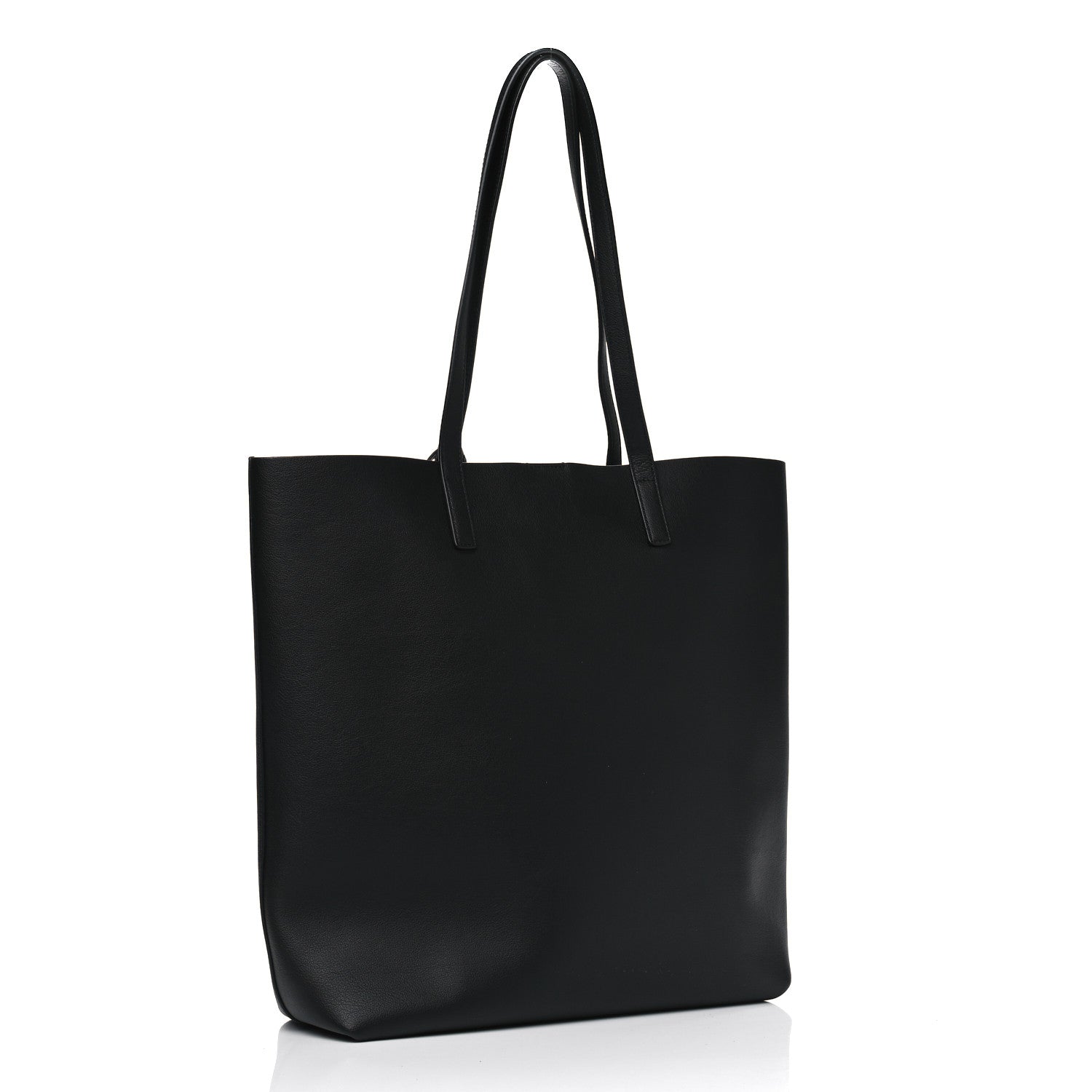 Saint Laurent Calfskin Medium Shopping Tote Black 2 of 4