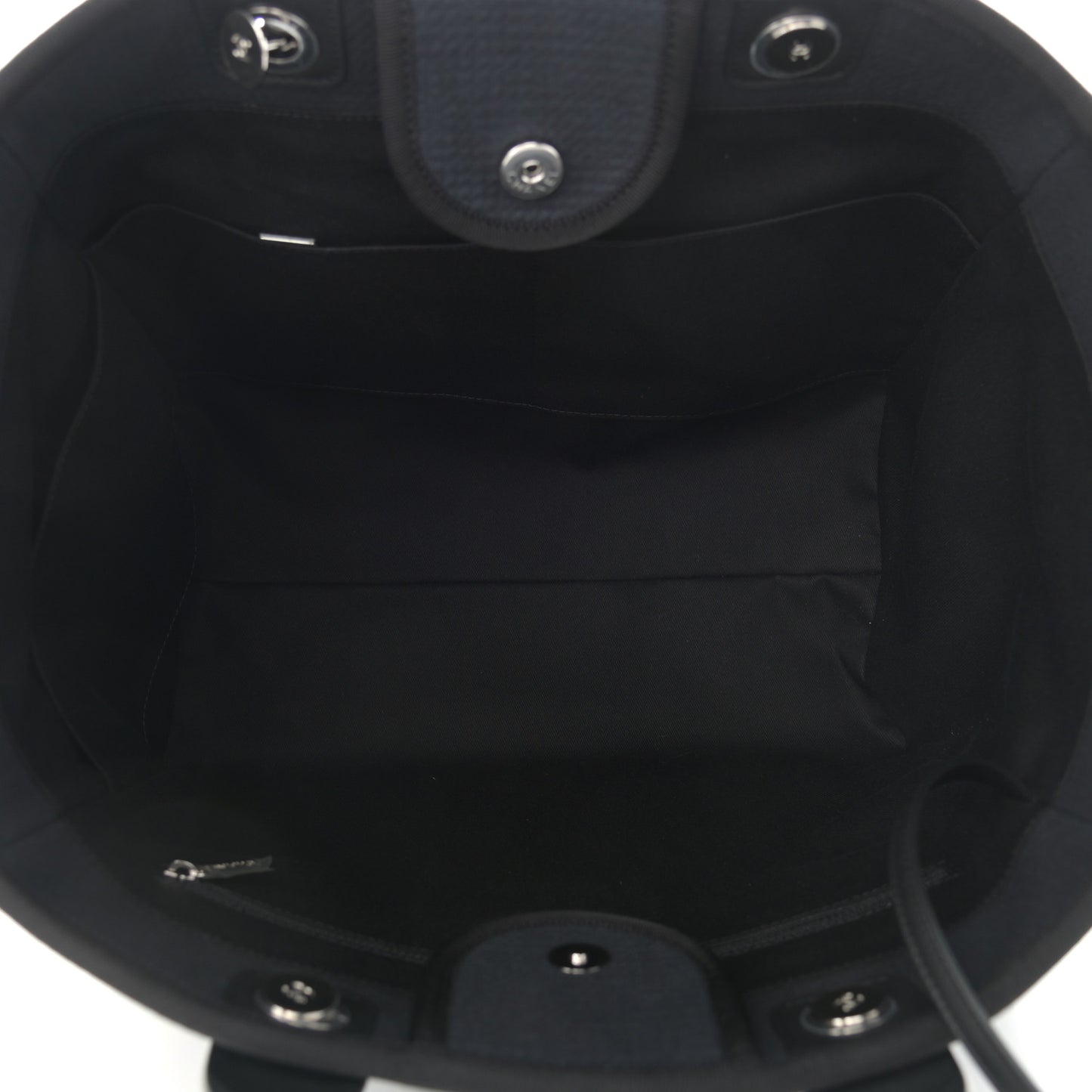 Canvas Medium Deauville Tote Black