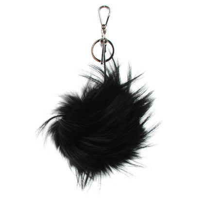 Fendi Vitello Elite Fox Fur Fusto Monster Bag Bug Charm Black Yellow 2 of 5