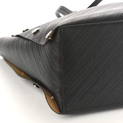 Givenchy Calfskin Chain Embossed Medium Bond Shopper Tote Black 7 of 8