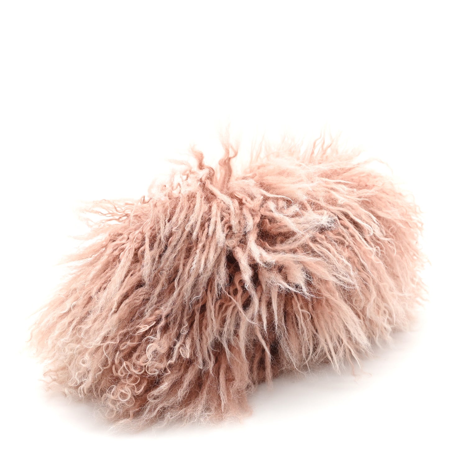 Monogolian Lamb Cuoio Romano Selleria Frame Bag Cipria