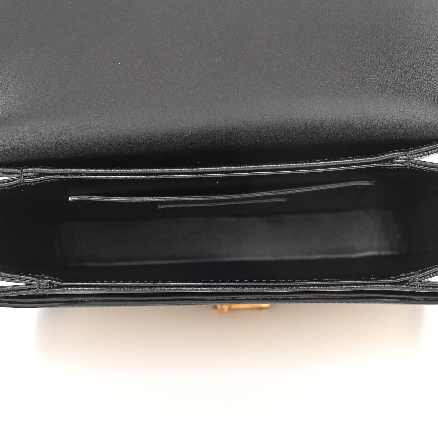 Smooth Calfskin Small Two-tone Solferino Satchel Ivory Natural Black