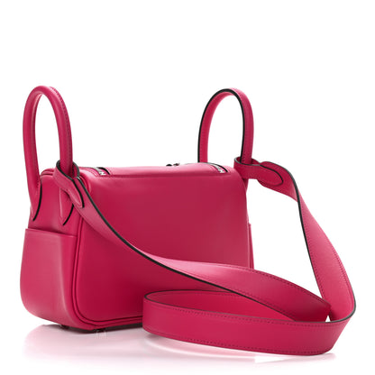 Hermes Swift Verso Mini Lindy 20 Rose Mexico Rouge Piment 3 of 9