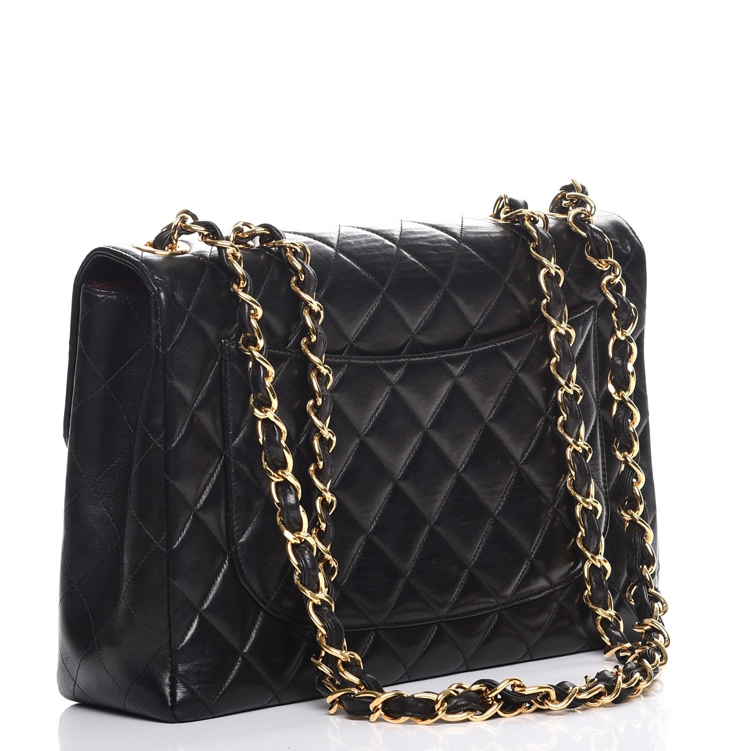 Chanel Lambskin Jumbo Flap Black 3 of 8