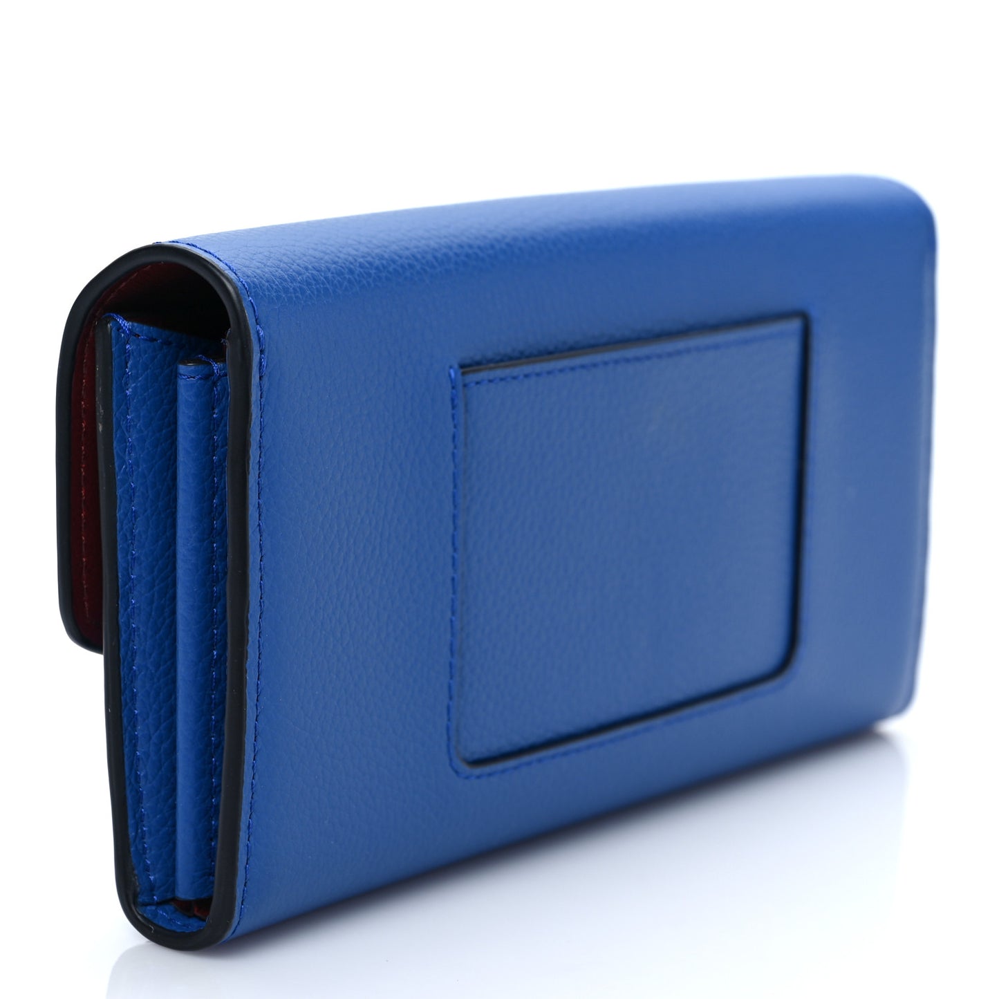 Small Classic Grain Darley Wallet Mulberry Blue
