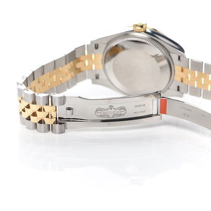 Rolex Stainless Steel 18K Yellow Gold Diamond 31mm Oyster Perpetual Datejust Watch Silver 278273 5 of 7