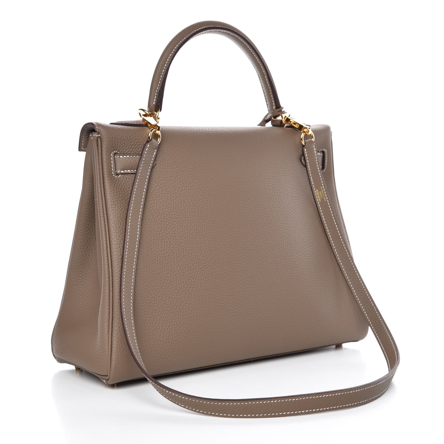 Hermes Togo Kelly Retourne 32 Etoupe 3 of 30