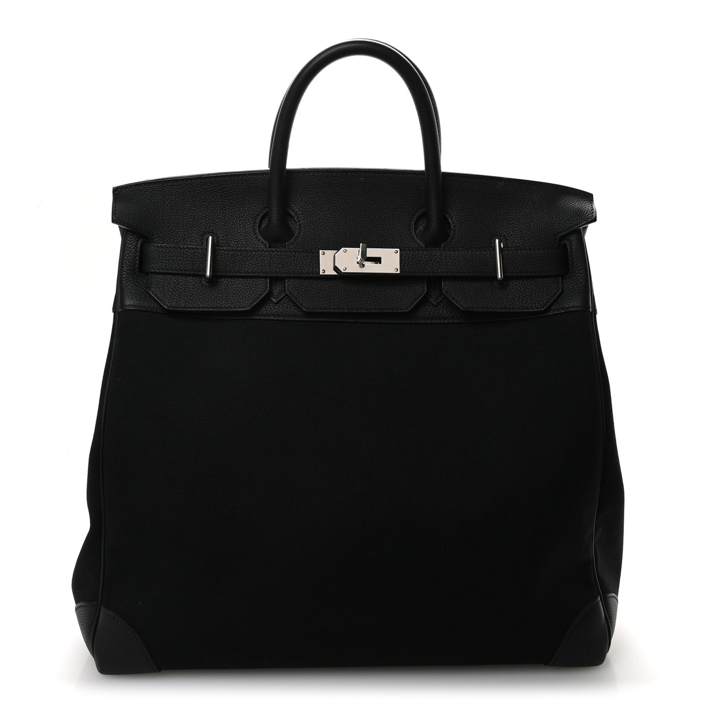 Togo Toile HAC Travel Birkin 40 Black