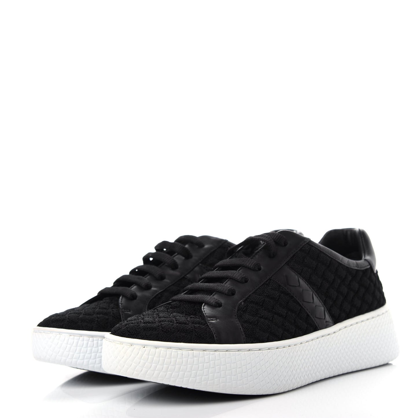 Knitted Interccio Nappa Helium Sneakers 36.5 Black