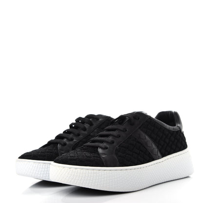Bottega Veneta Knitted Interccio Nappa Helium Sneakers 36.5 Black 3 of 11