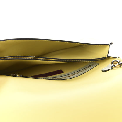 Valentino Garavani Nappa Watercolor Rockstud Wristlet Clutch Rose Green Yellow Sky 5 of 9