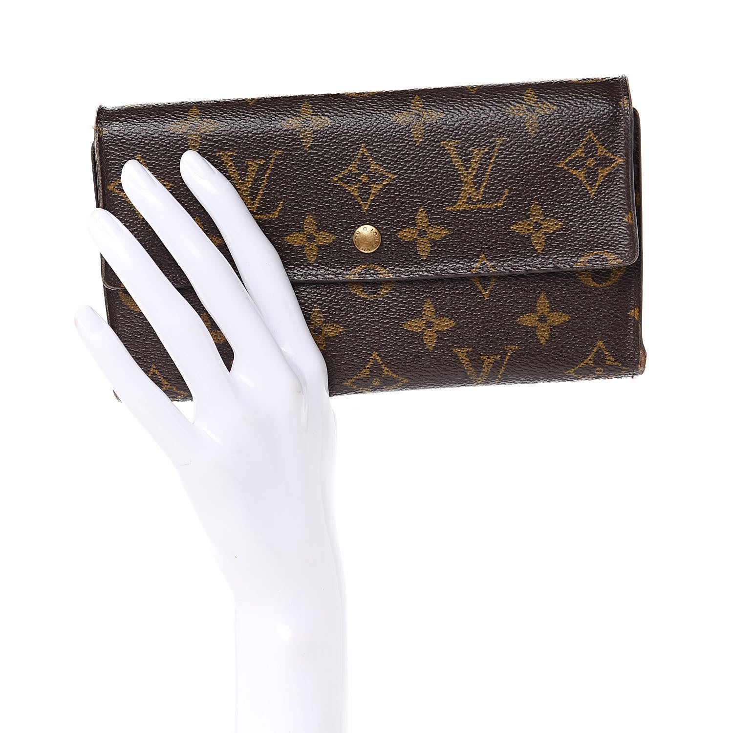 Louis Vuitton Monogram Porte Tresor International Wallet 2 of 11