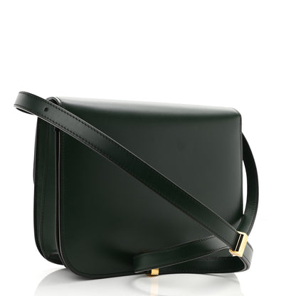 Celine Box Calfskin Medium Classic Box Flap Bag Dark Green 2 of 9