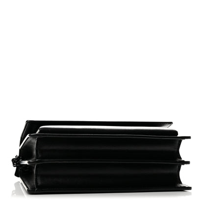 Saint Laurent Calfskin Medium Monogram Monochrome Sunset  Black 4 of 13