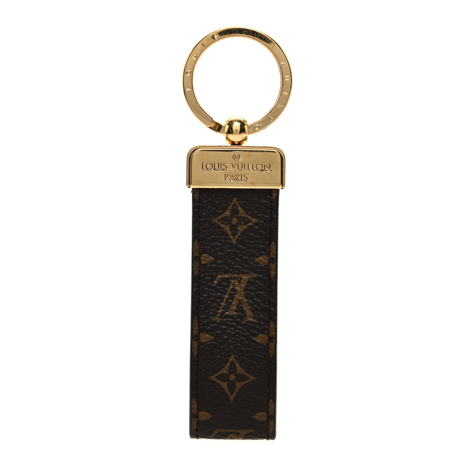 Louis Vuitton Monogram Dragonne Key Holder 1 of 4