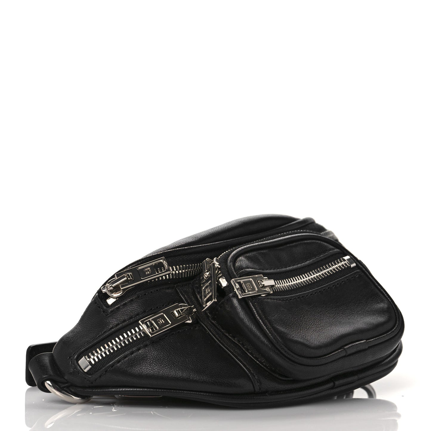 Lambskin Mini Attica Belt Bag Black